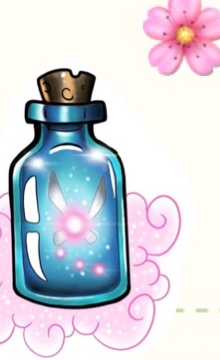 Fairy potion bottle